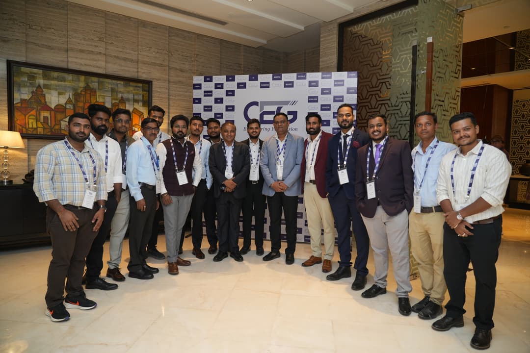 Business team standing together